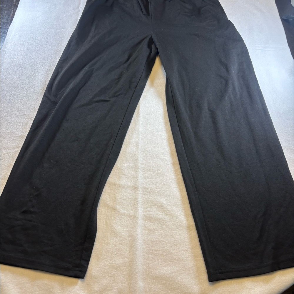 Black Wide-Leg Pants